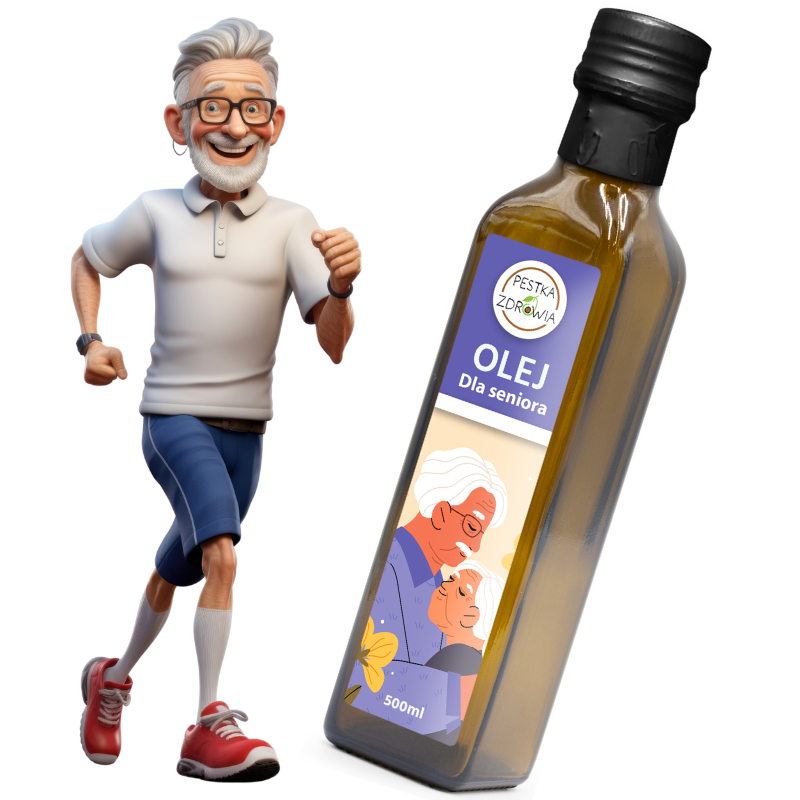 Olej tłoczony na zimno, nierafinowany 500 ml
