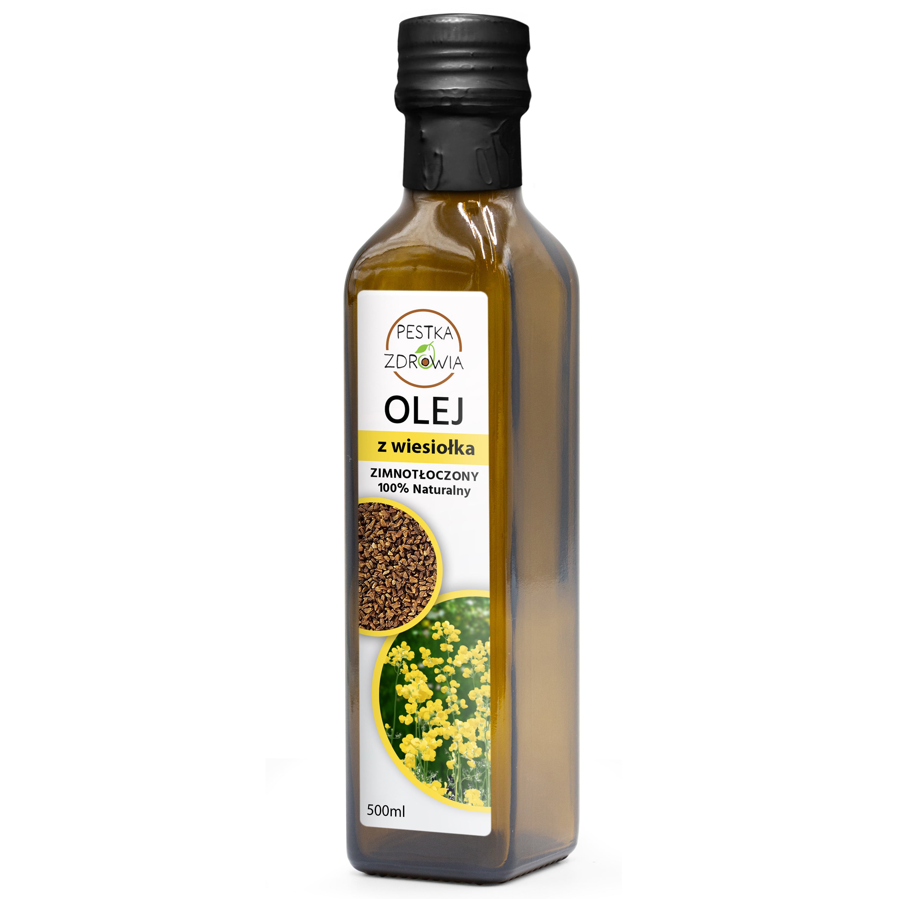 Olej z wiesiołka - tłoczony na zimno, nierafinowany, 100% naturalny